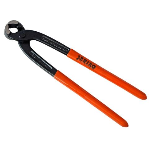 Un par de alicates con mangos naranjas que dice jarixo.