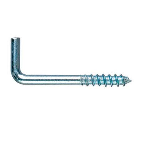 Un primer plano de un tornillo sobre un fondo blanco.