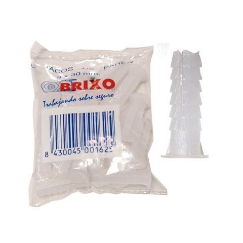 Una bolsa de plástico blanca con la palabra brixo.