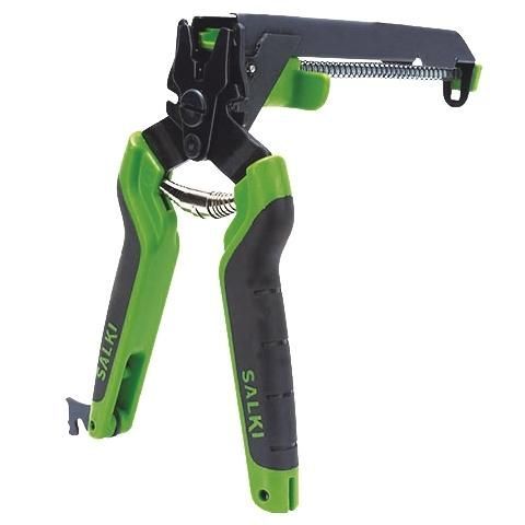 Una herramienta verde y negra con la palabra salki escrita en ella.