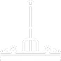 Un dibujo en blanco y negro de una torre sobre un fondo blanco.