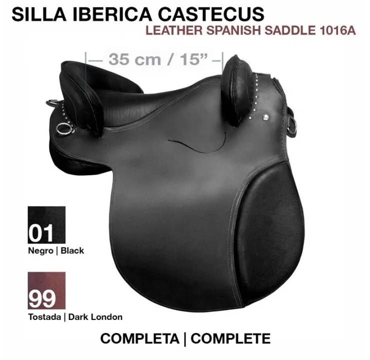 Silla Ibérica Castecus de cuero español 1016a