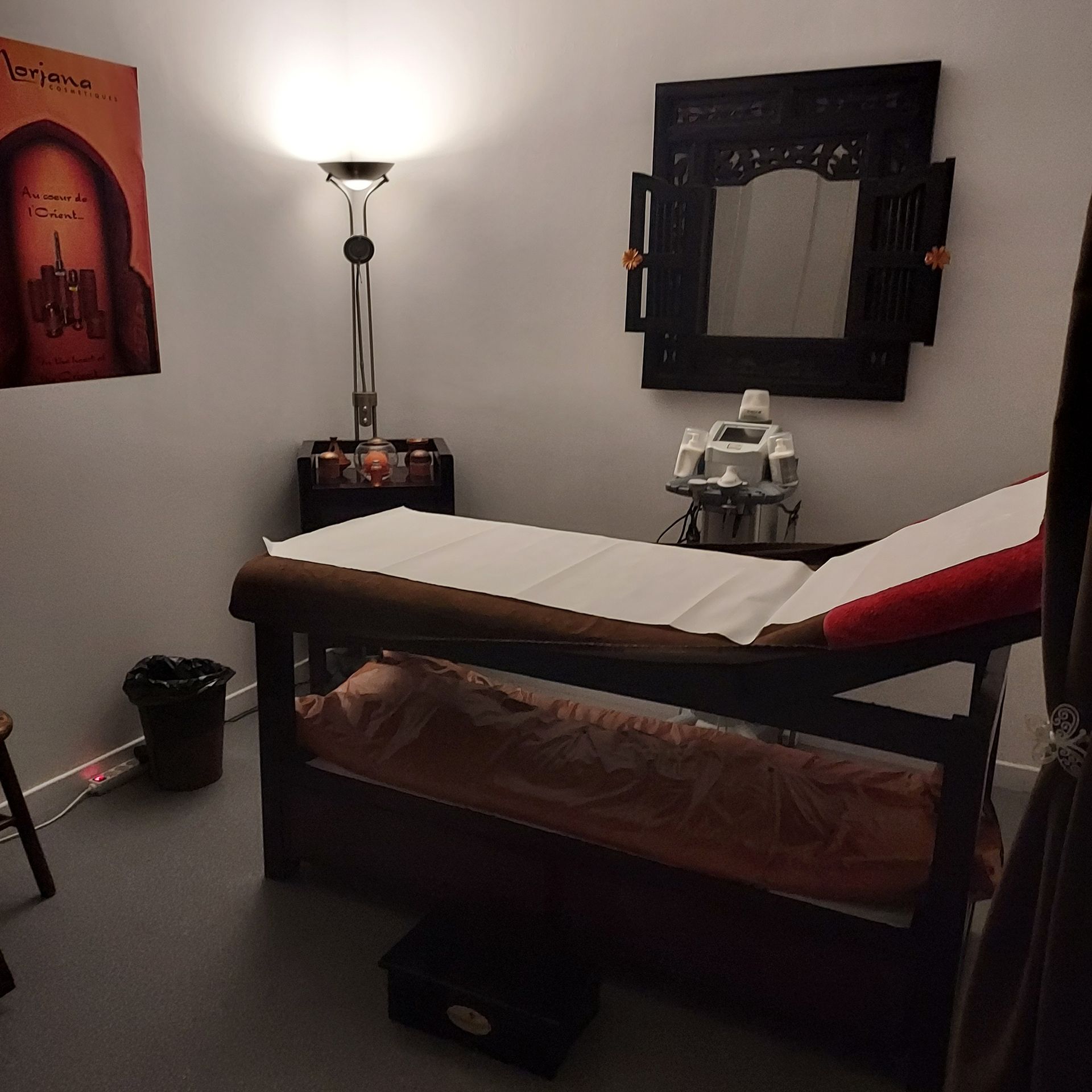 Une des salles de soins de l'institut