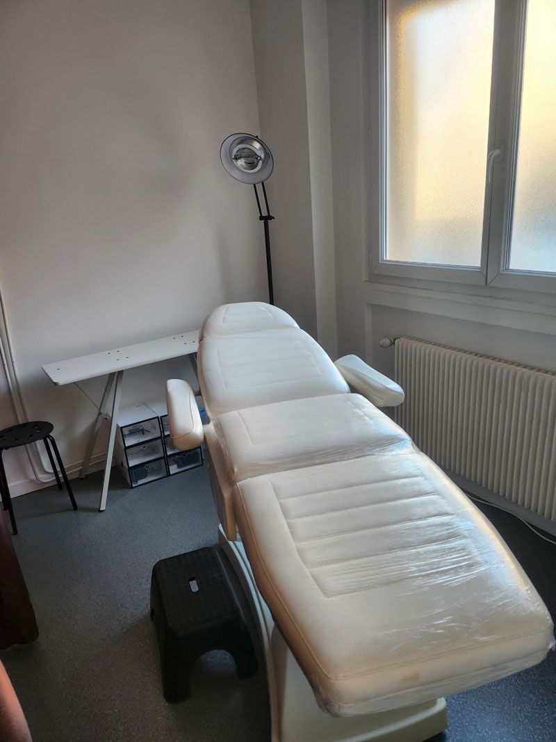 Salle de soin de l'institut