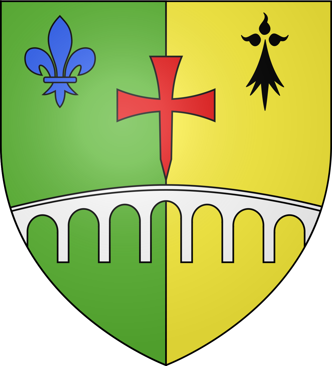 Blason de la ville de Longpont-sur-Orge.
