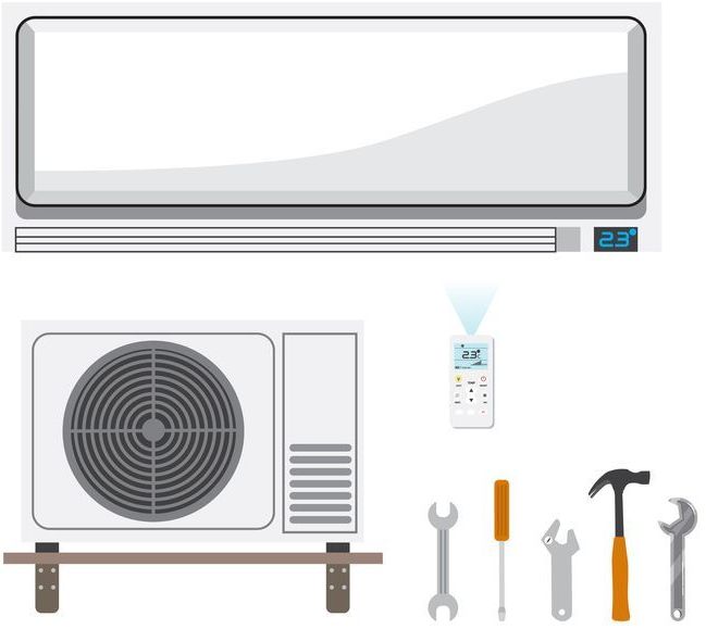 Kit climatiseur, outils et pièces en vrac, page Argenteuil