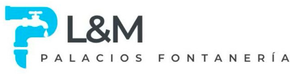 A logo for l & m palacios fontaneria