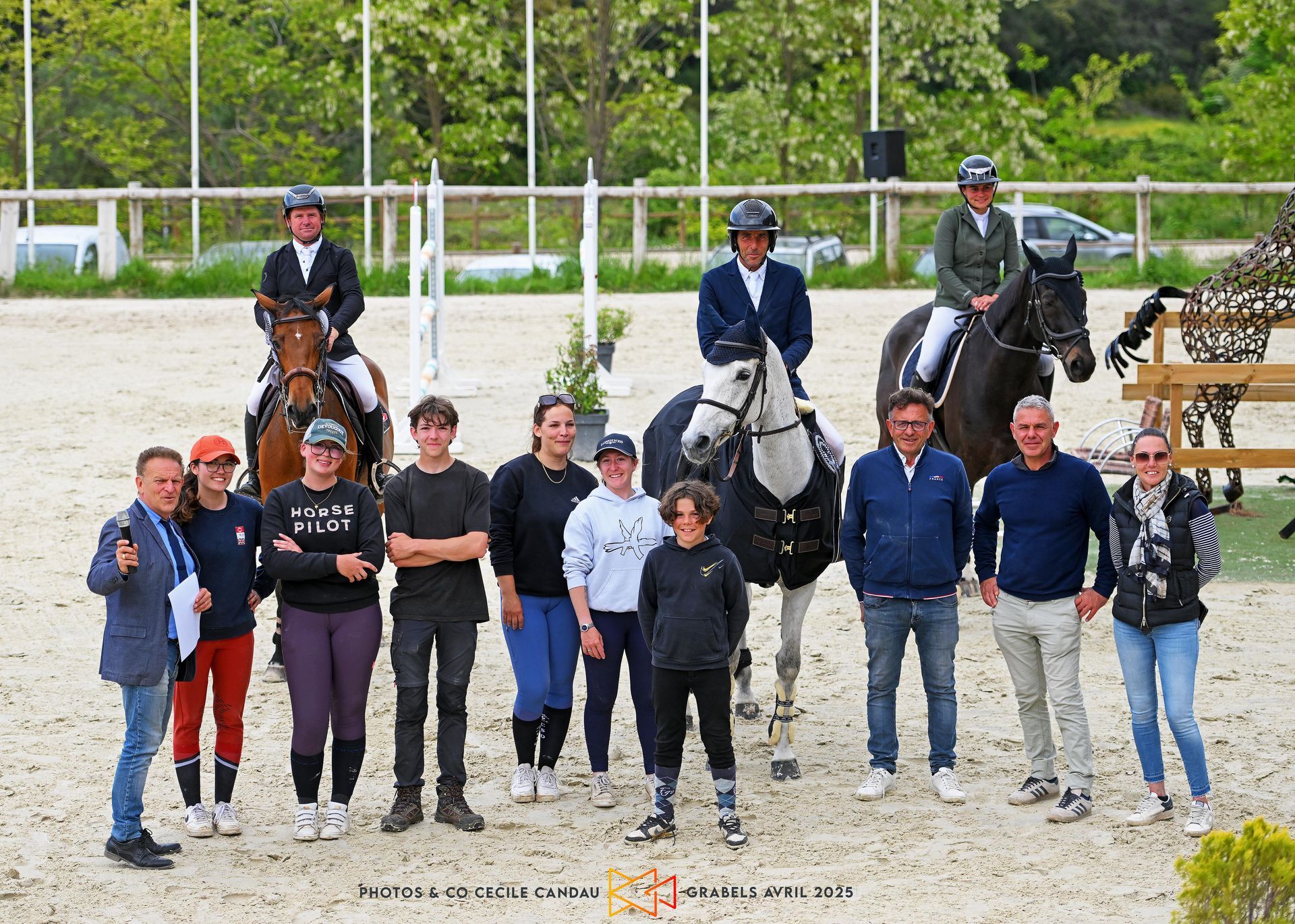 Compétition au centre équestre