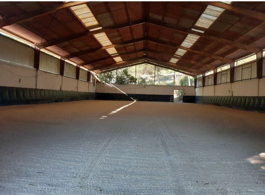 Manège couvert centre équestre