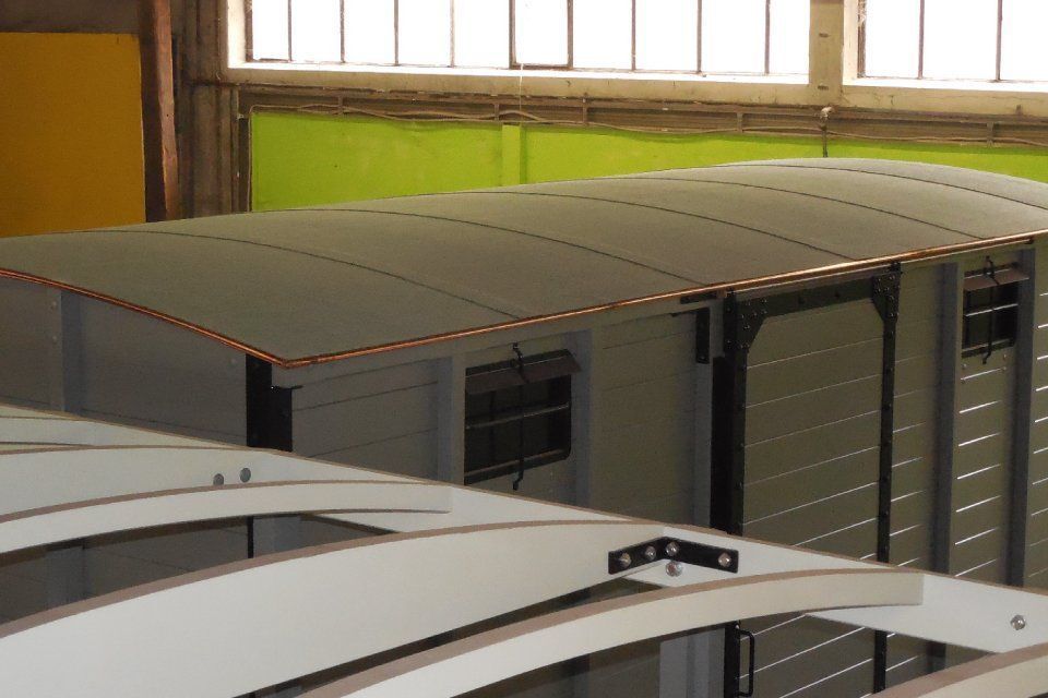 Arbeit der Dachdeckergeschäft Klaus