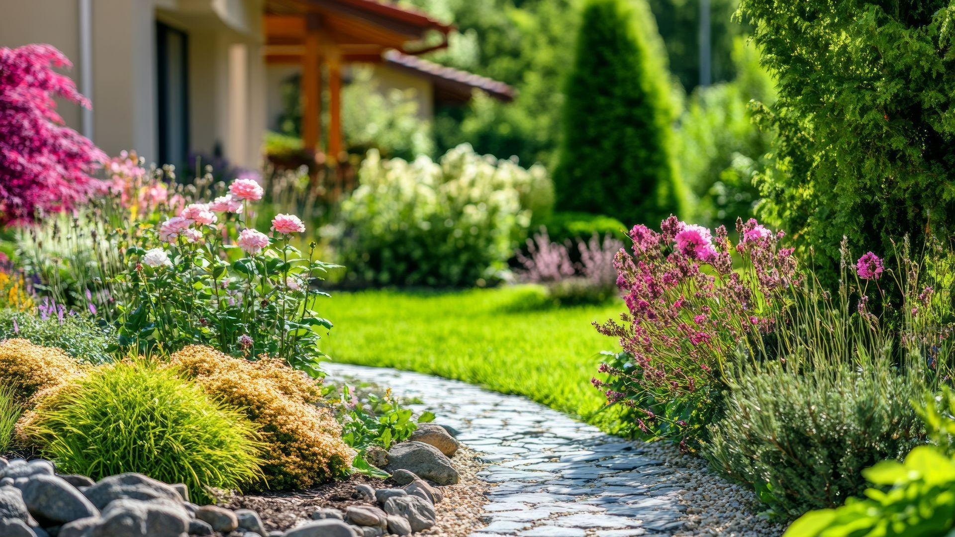 Jardin fleuri