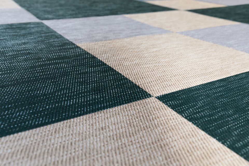 Karierter Flickenteppich