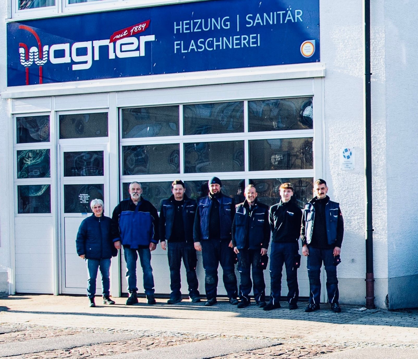 Teamfoto der Wagner Heizung | Sanitär GmbH