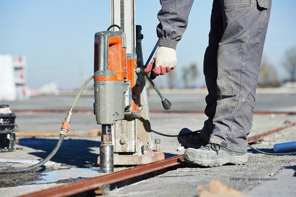 Abbrucharbeiten mit einer Frese