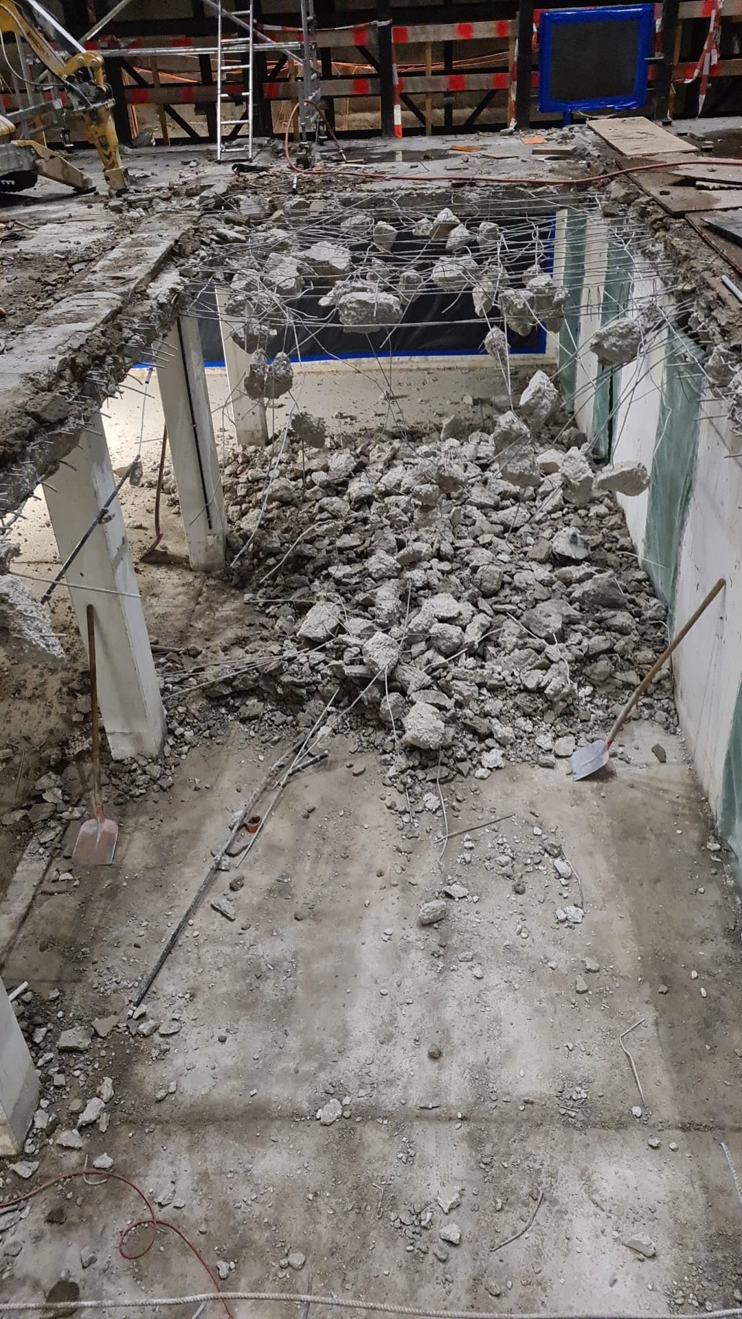 Entkernung eines mehrstufigen Hauses