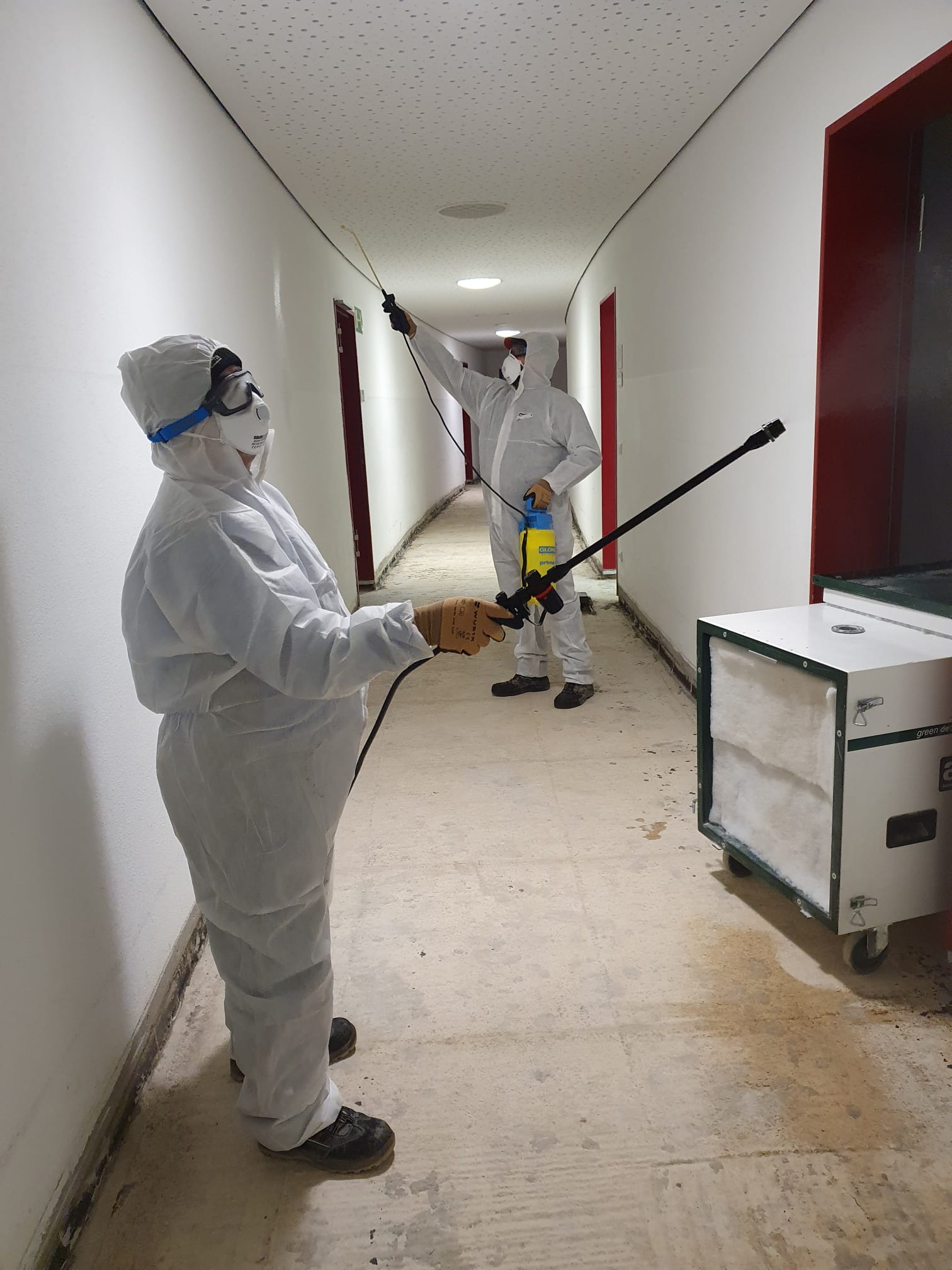 Disenfizierung vom Unternehmen für Abbrucharbeiten in Nürnberg