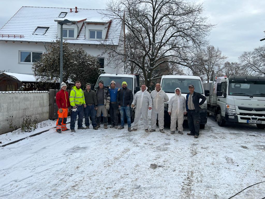 Das Team für Abbrucharbeiten in Nürnberg