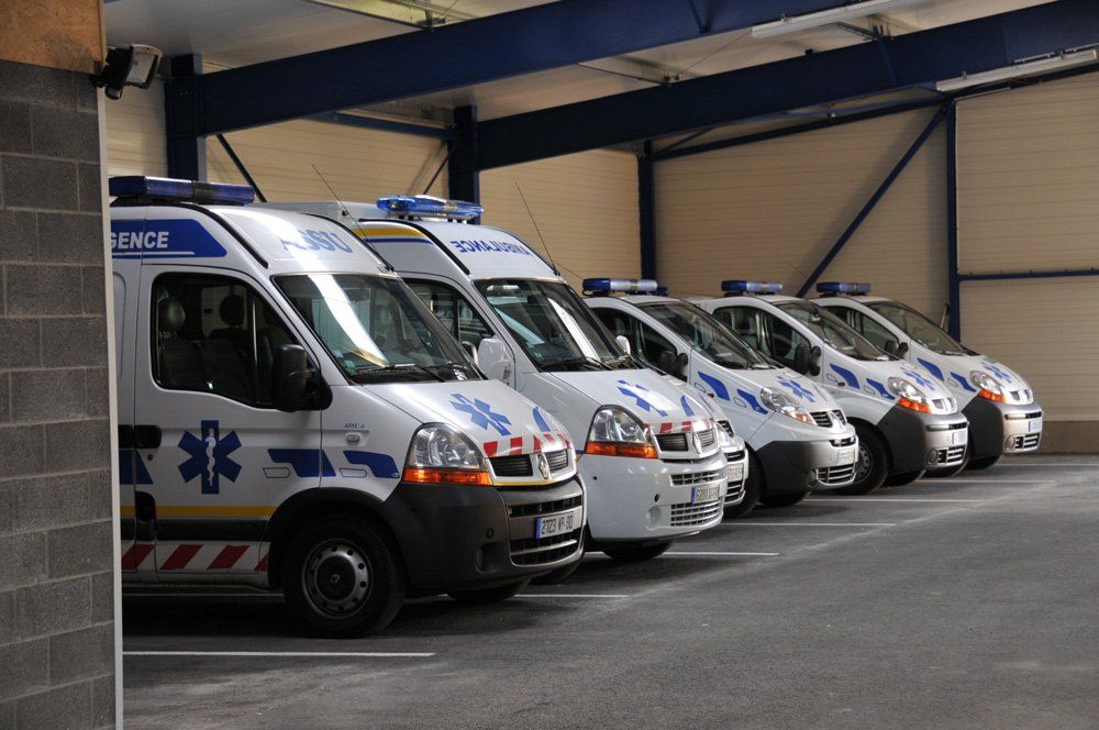 Ambulances de la société Leraillez Ambulances