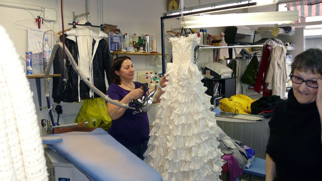 nettoyage de robes de soirée