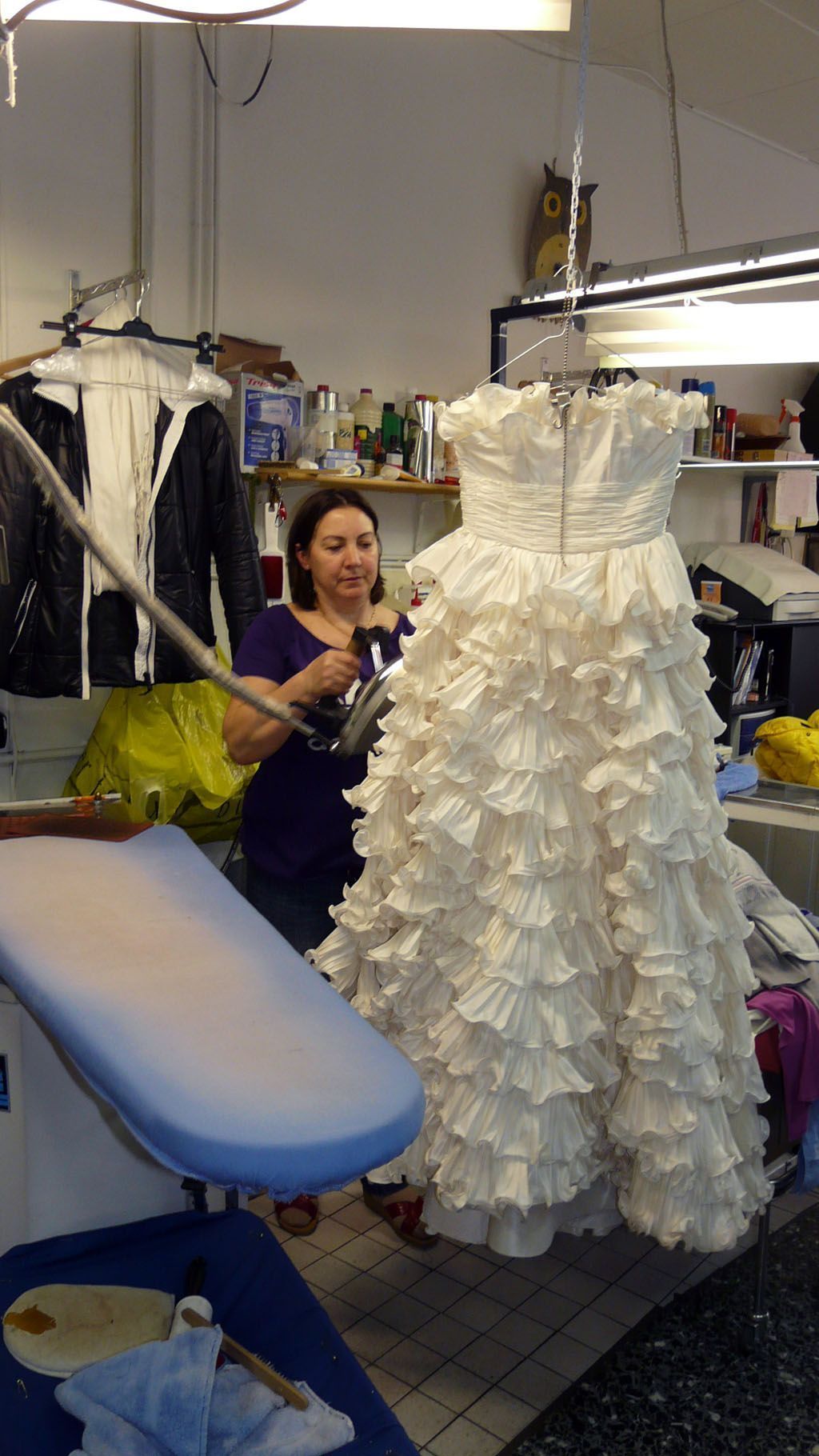 nettoyage robe de mariée