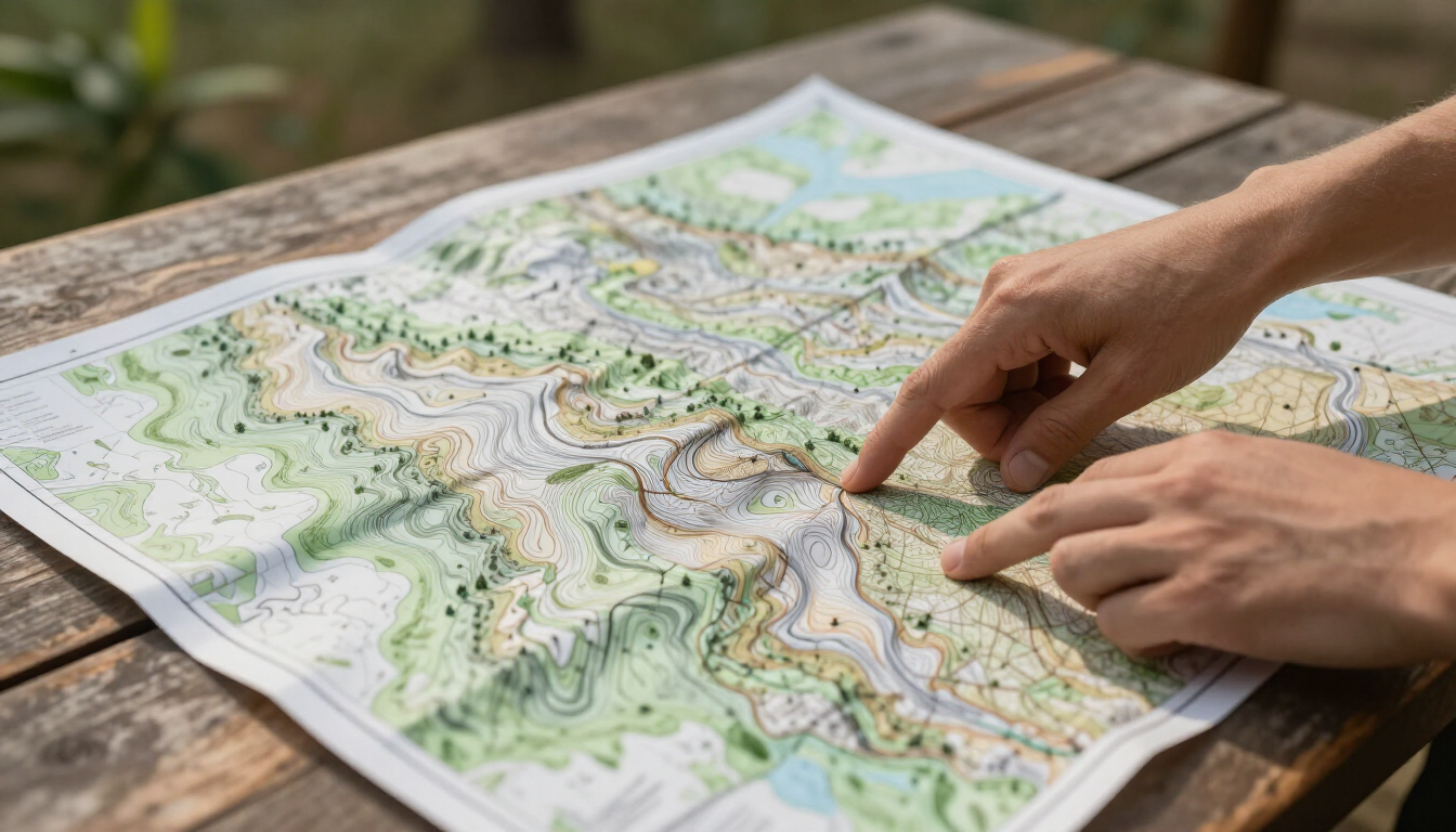 Dos personas vestidas de manera informal se dan la mano en un bosque soleado; una de ellas sostiene un portapapeles.