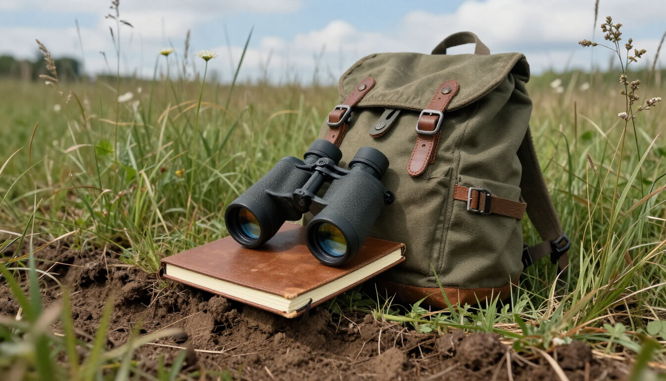 Dos personas vestidas de manera informal se dan la mano en un bosque soleado; una de ellas sostiene un portapapeles.