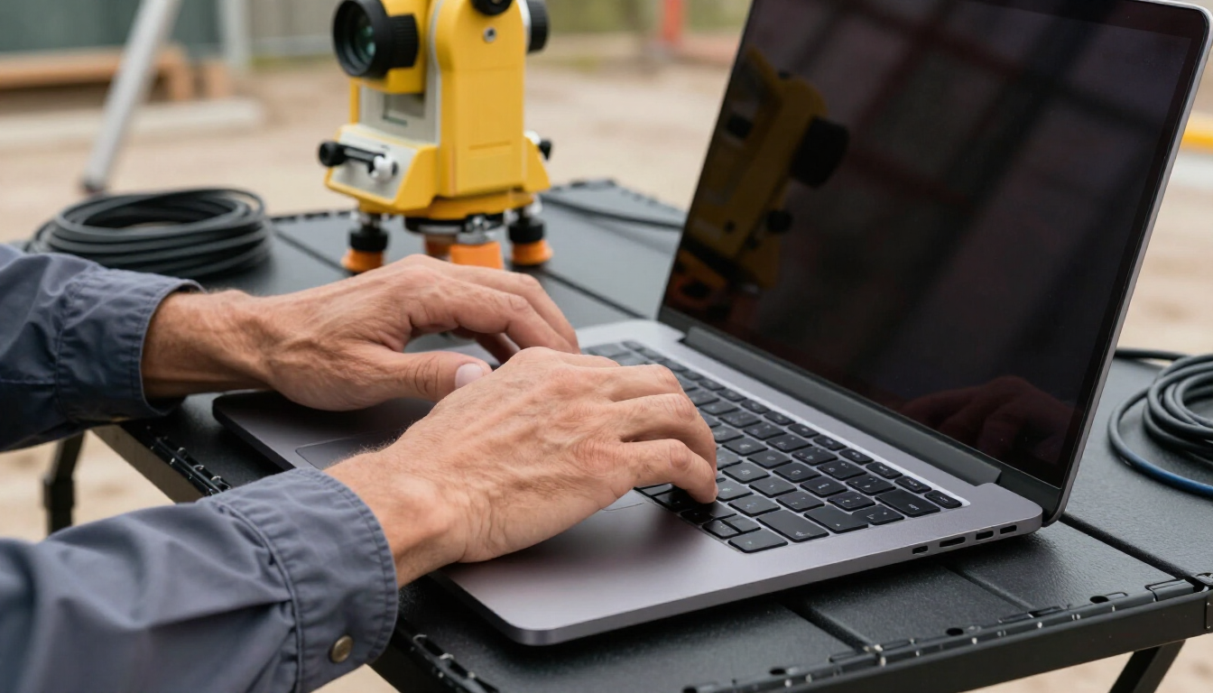 Dos personas vestidas de manera informal se dan la mano en un bosque soleado; una de ellas sostiene un portapapeles.