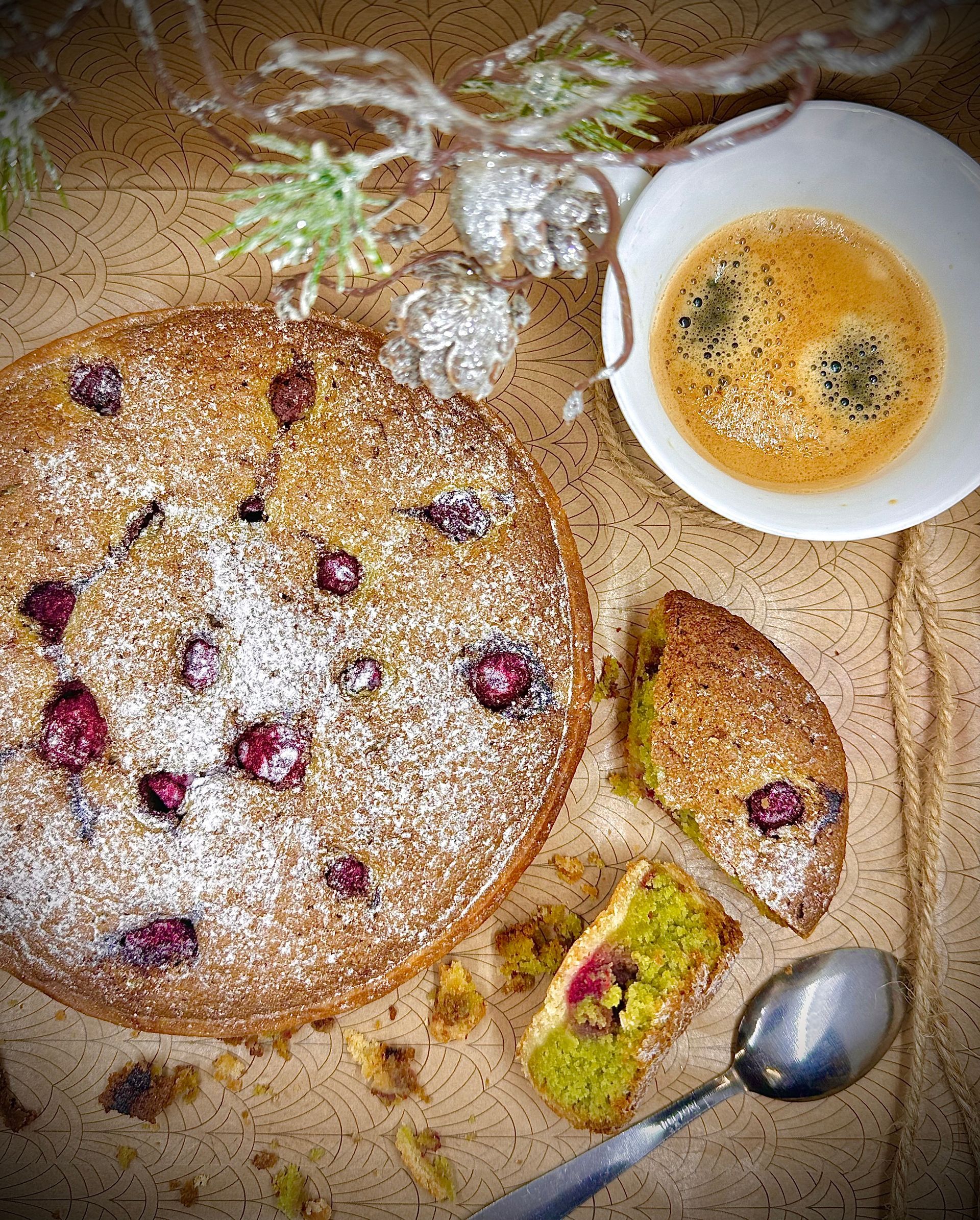 Gâteau à la pistache