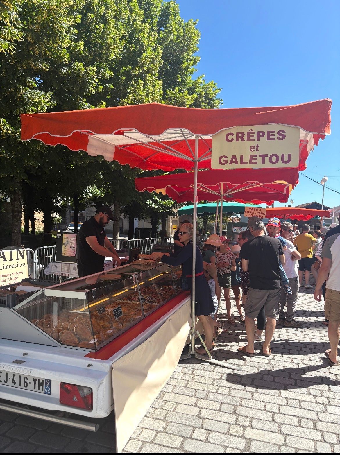 Stand Pascalain sur l'un de nos marchés