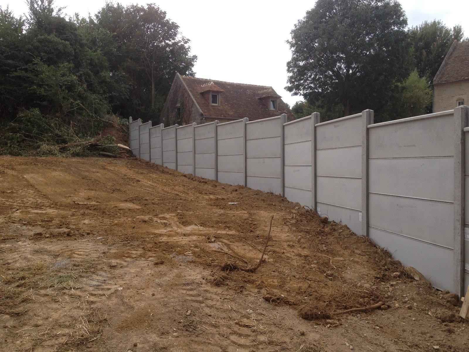 Installation d'une clôture