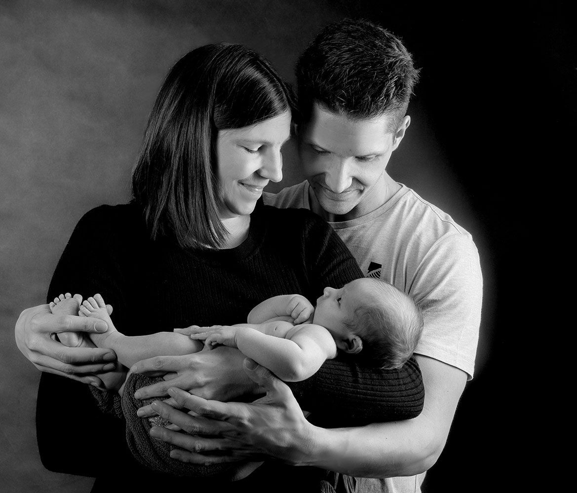 Familienfoto Newborn