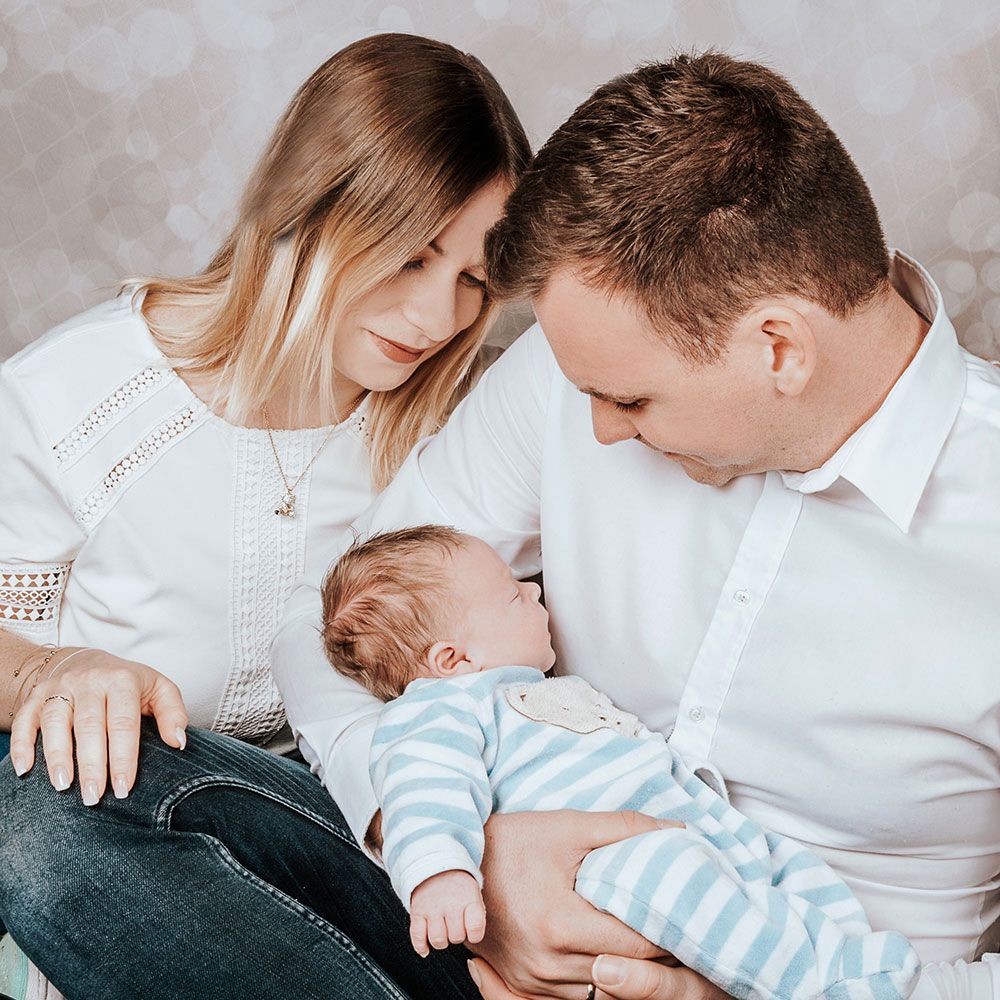 Familienfoto Newborn
