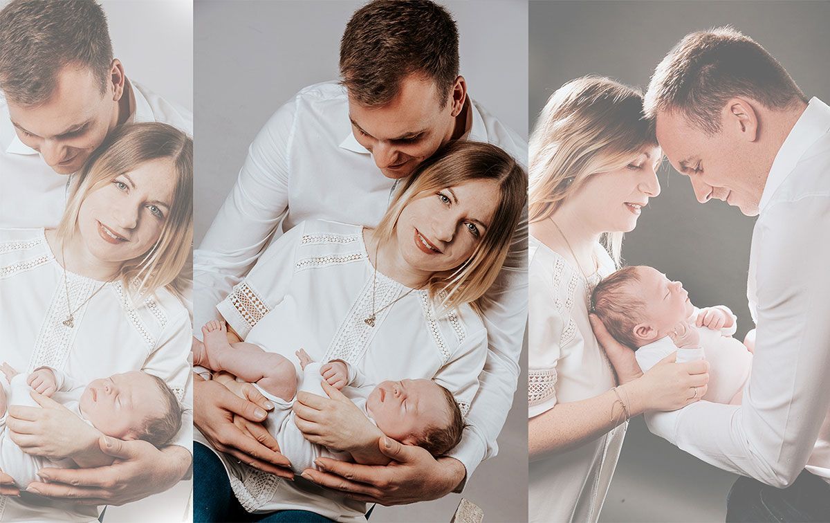 Familienfoto Newborn