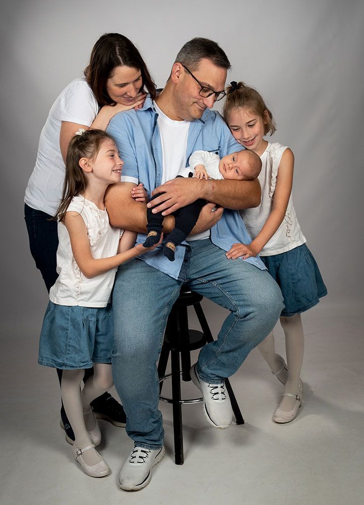 Familienfoto Newborn