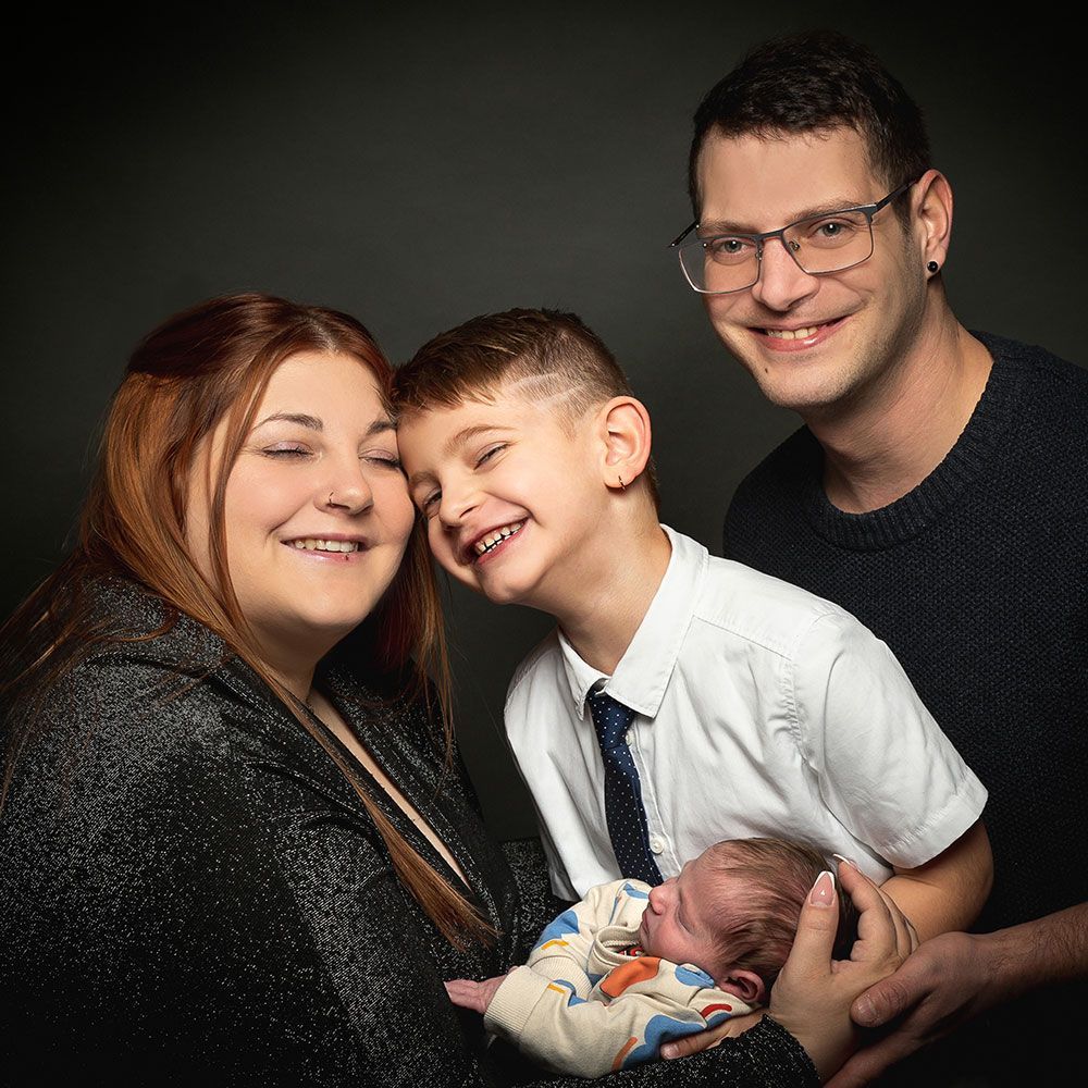 Familienfoto Newborn