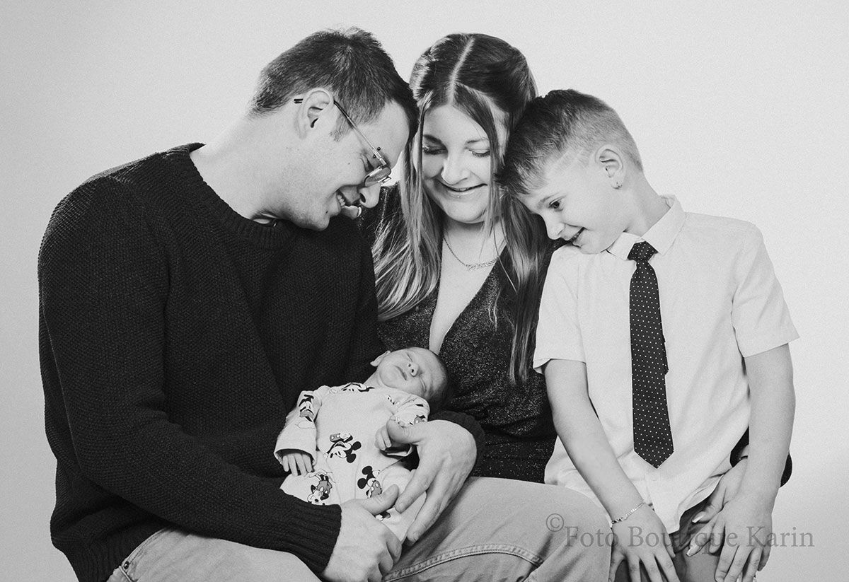 Familienfoto Newborn
