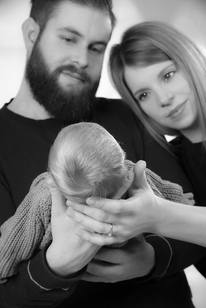 Familienfoto Newborn