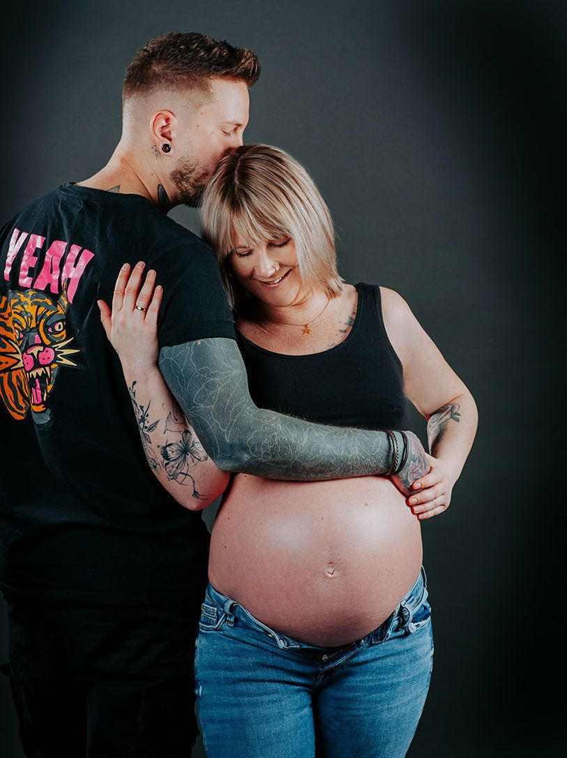 Babybauch Fotoshooting
