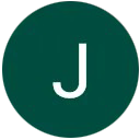 Weißer Buchstabe „J“ auf dunkelgrünem Kreishintergrund.