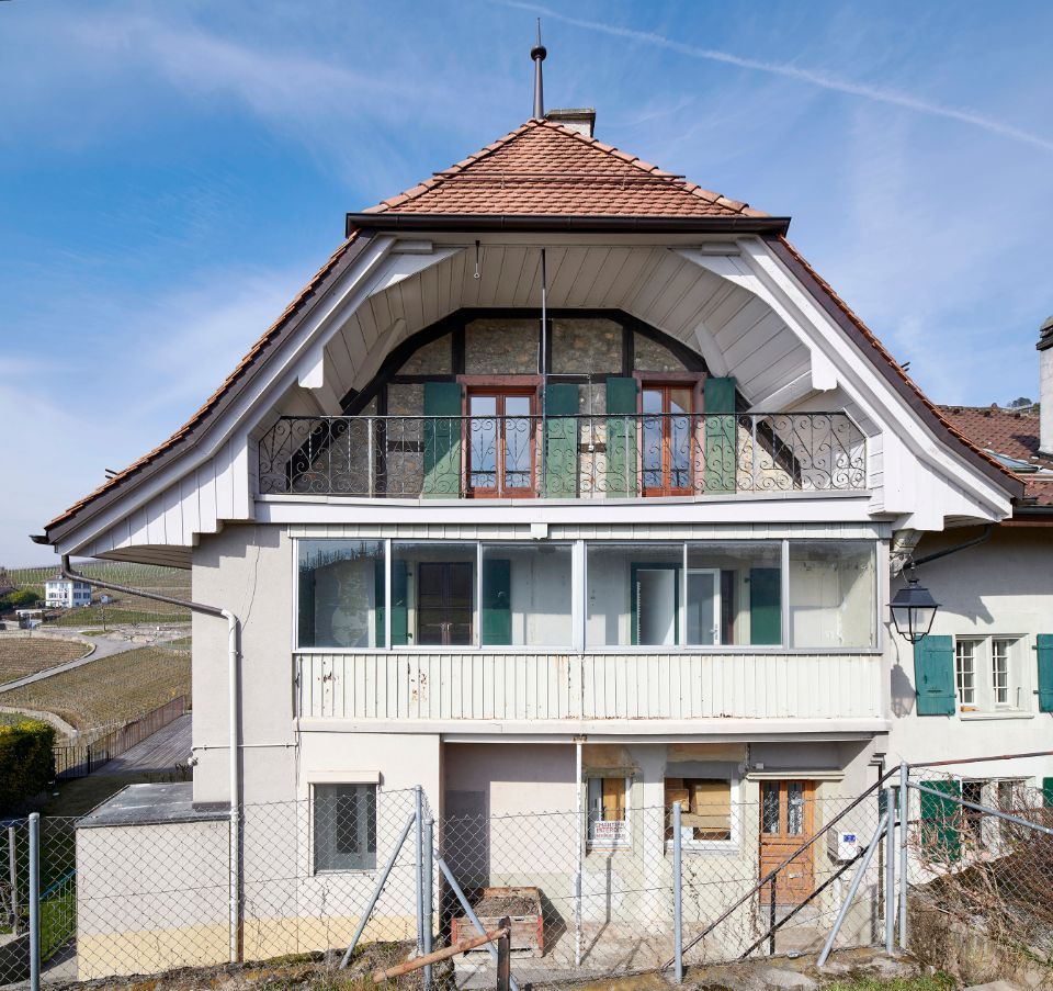 En collaboration avec wunderschön sàrl, Patricia Schmid: Maison vigneronne (1639, note 2): restauration et transformation- Aran. En cours