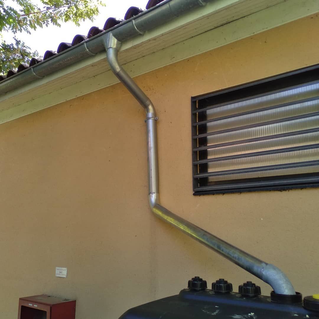 Gouttière d'une maison