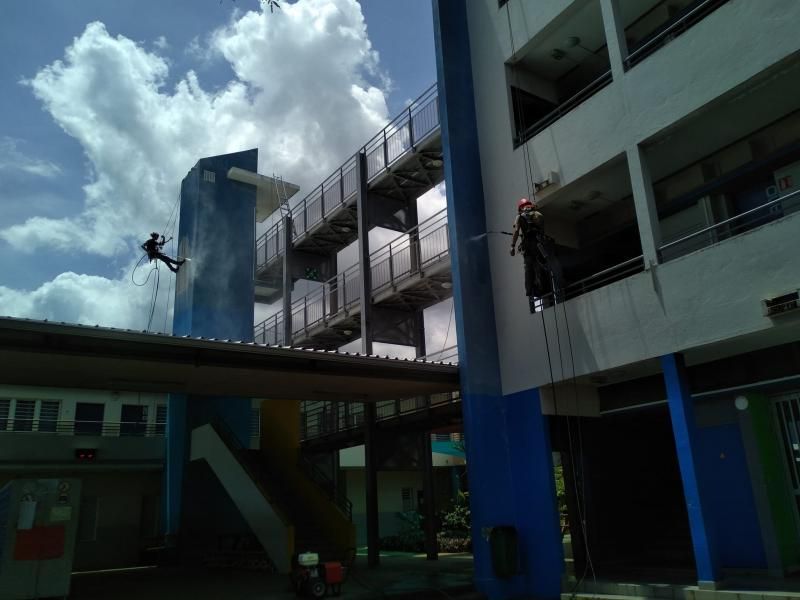 Nettoyage d'un site industriel