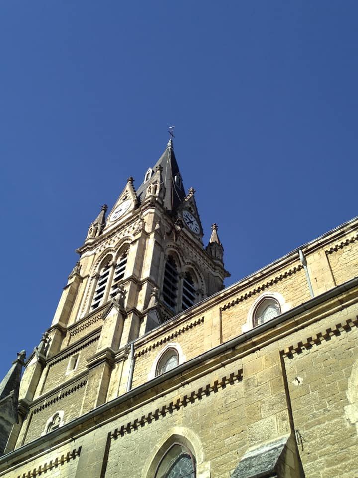 Vue du clocher d'une église