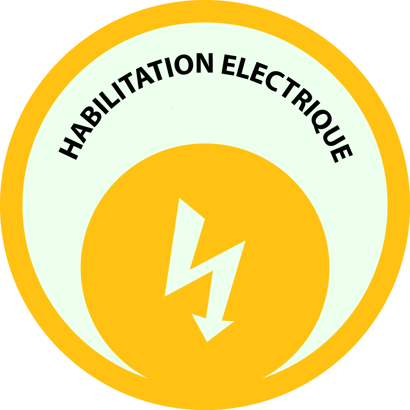 Logo habilitation électrique