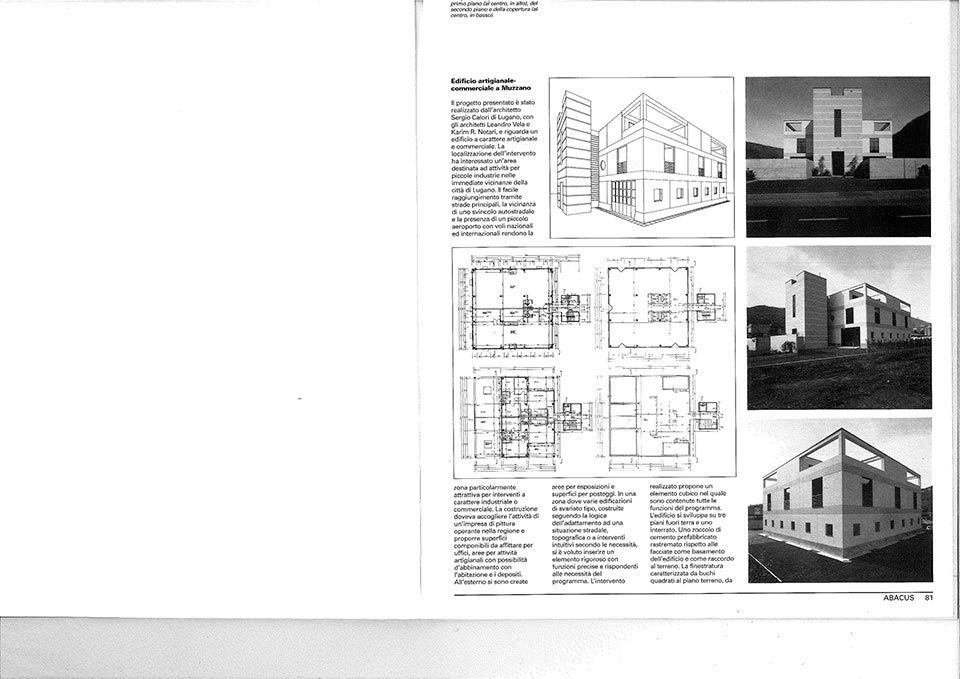 concorso Casa dello studente Lugano - Sergio Calori