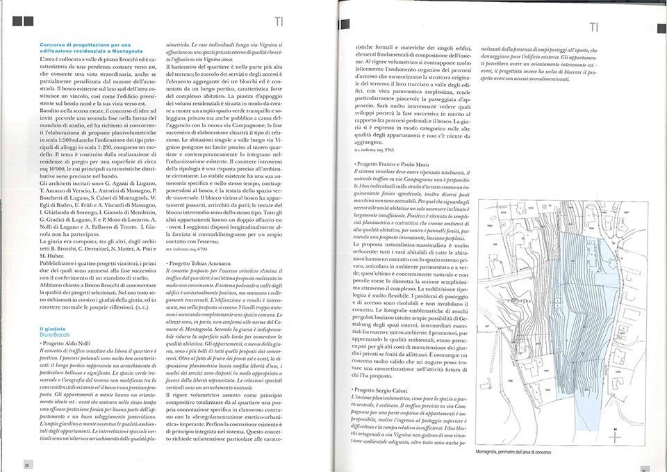concorso Casa dello studente Lugano - Sergio Calori
