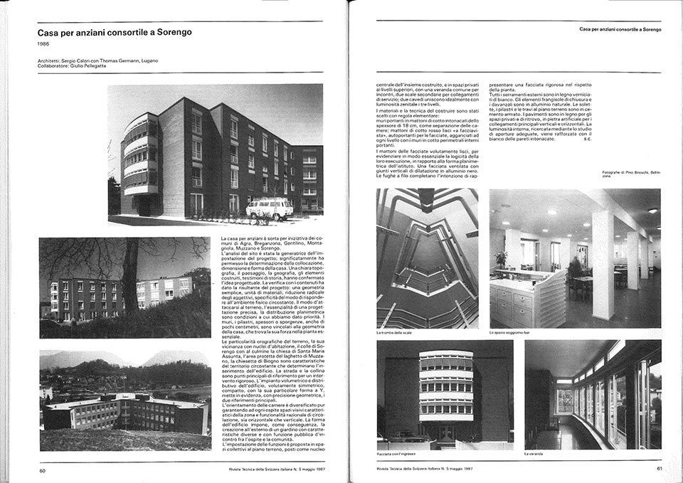 concorso Casa dello studente Lugano - Sergio Calori