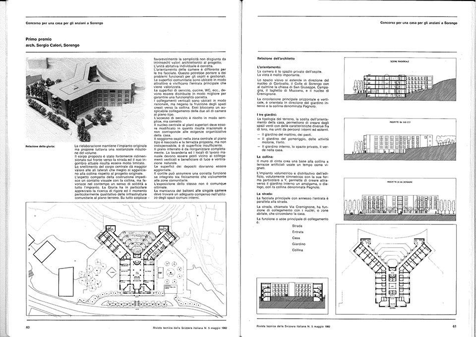 concorso Casa dello studente Lugano - Sergio Calori