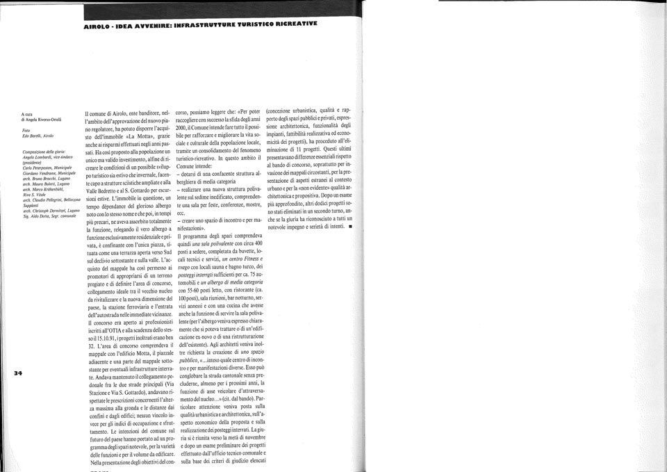 concorso Casa dello studente Lugano - Sergio Calori