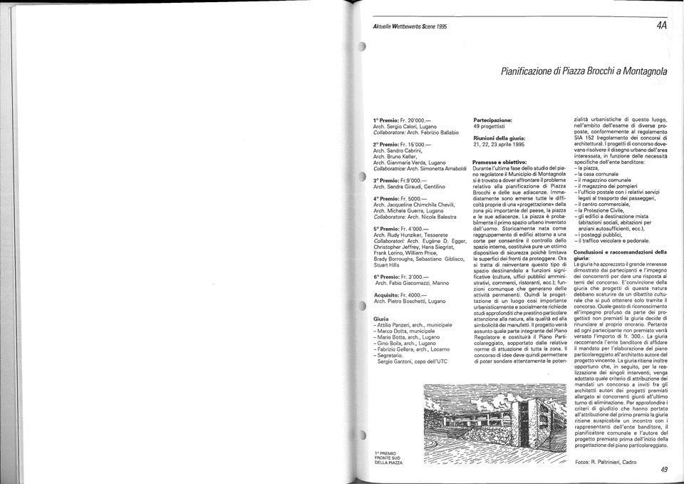 concorso Casa dello studente Lugano - Sergio Calori